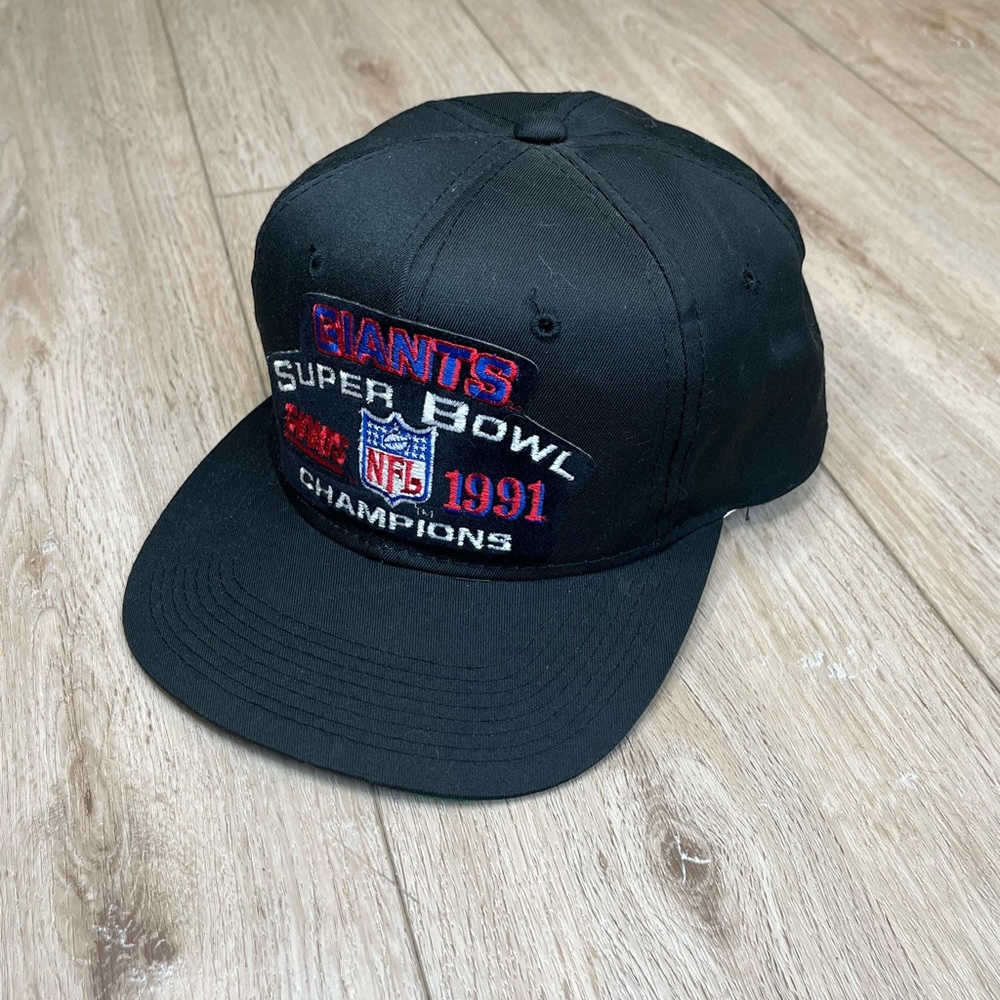 1991 Sports Specialties NYG Super Bowl Champs Twill Cap